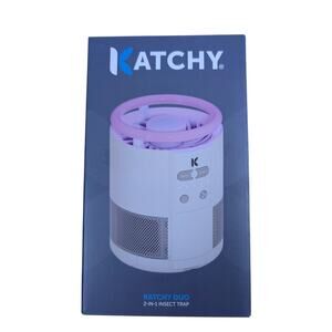 Katchy Duo 2 In 1 Insect Trap Flying Bug Catcher UV Light Fan Suction NOB